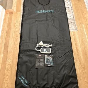 Higherdose infrared sauna blanket. Open box, new, unused